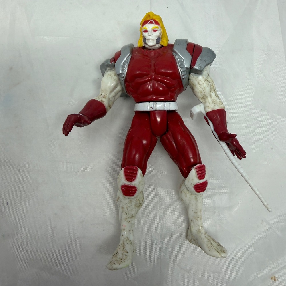 Vintage 1993 Marvel X-Men Omega Red Toy Biz 5 Inch Action Figure Red Silver